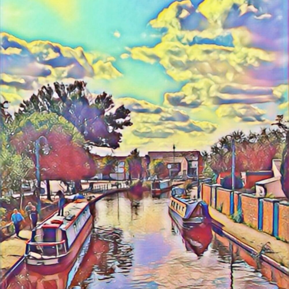 Stalybridge Huddersfield Canal 7x5" mounted
