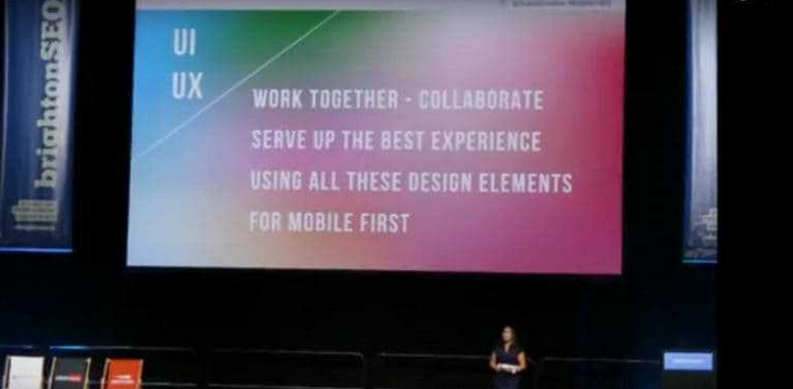 Meg Fenn's main stage Brighton SEO talk on design