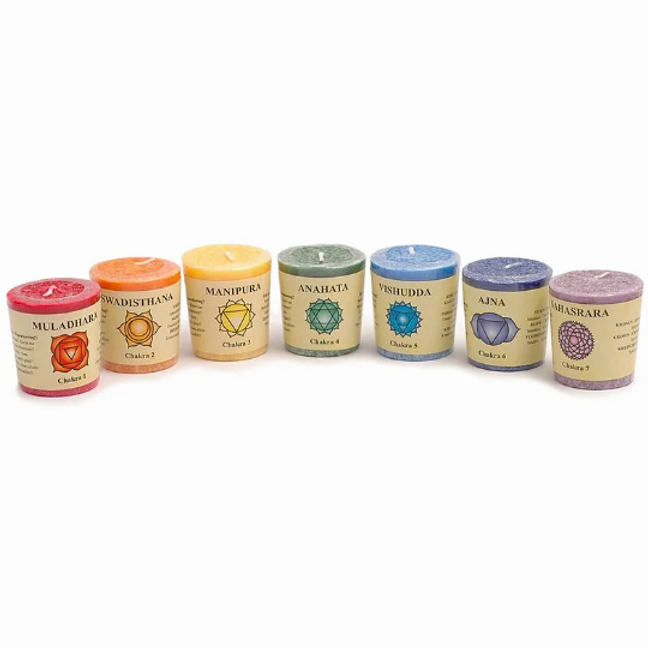 Chakra Candle - with Essential Oils