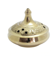 Brass Bowl - Charcoal Resin burner / Star design