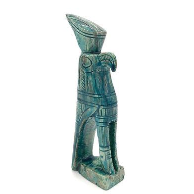 Horus Statue - Green Glazed