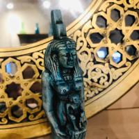 Isis with Baby Horus Statue