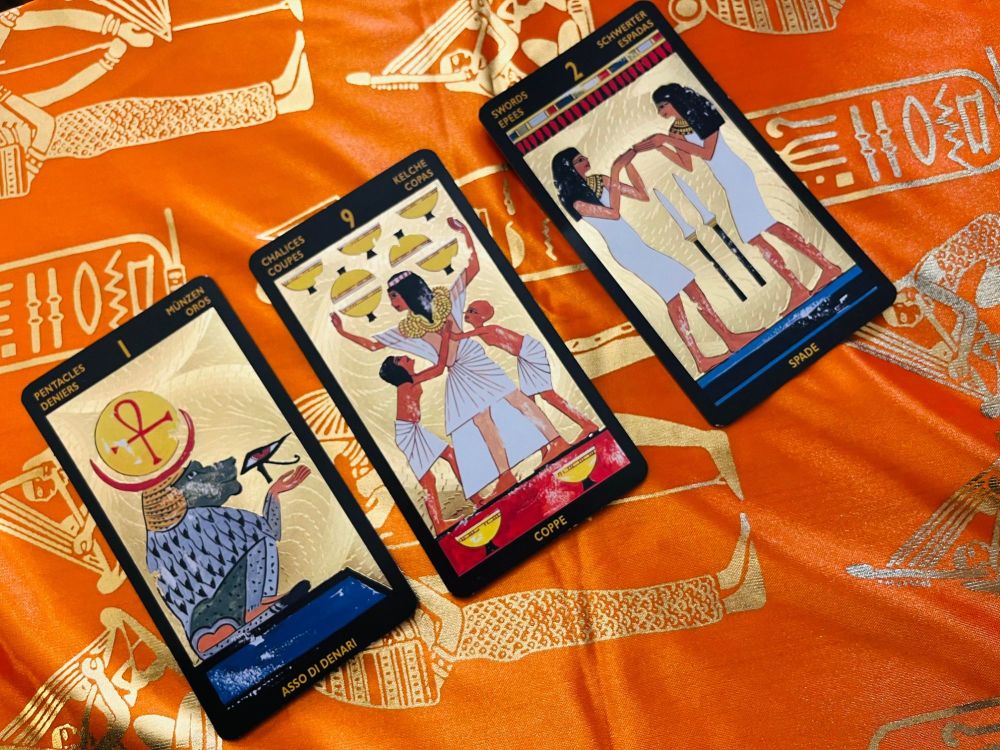 Pharaonic Altar Cloth - Orange