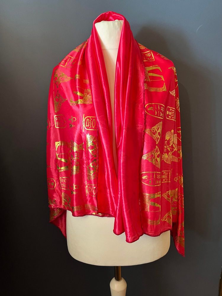 Pharaonic Altar Cloth/ Scarf - Pink