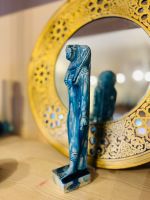 Blue Glazed Sekhmet Statue