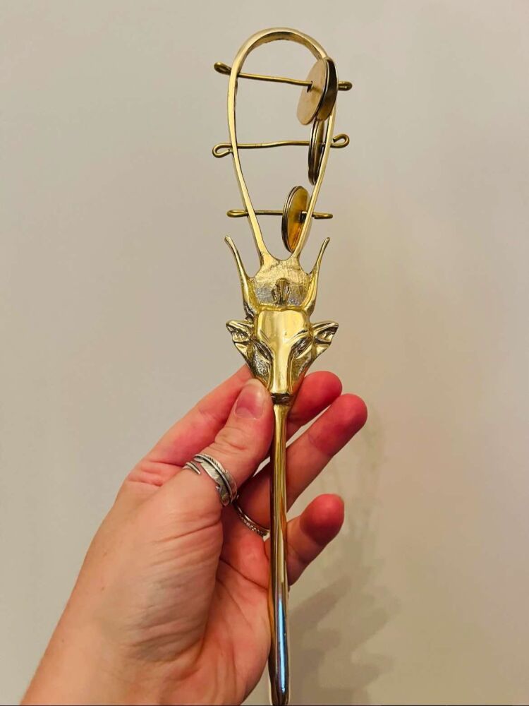 Hathor Sistrum - Cow Head.