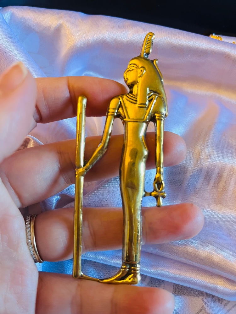 Brass Maat Pendant