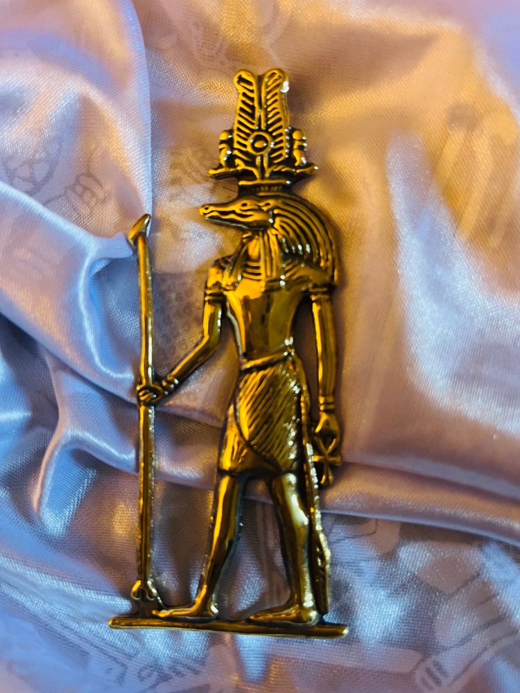 Brass Sobek Pendant