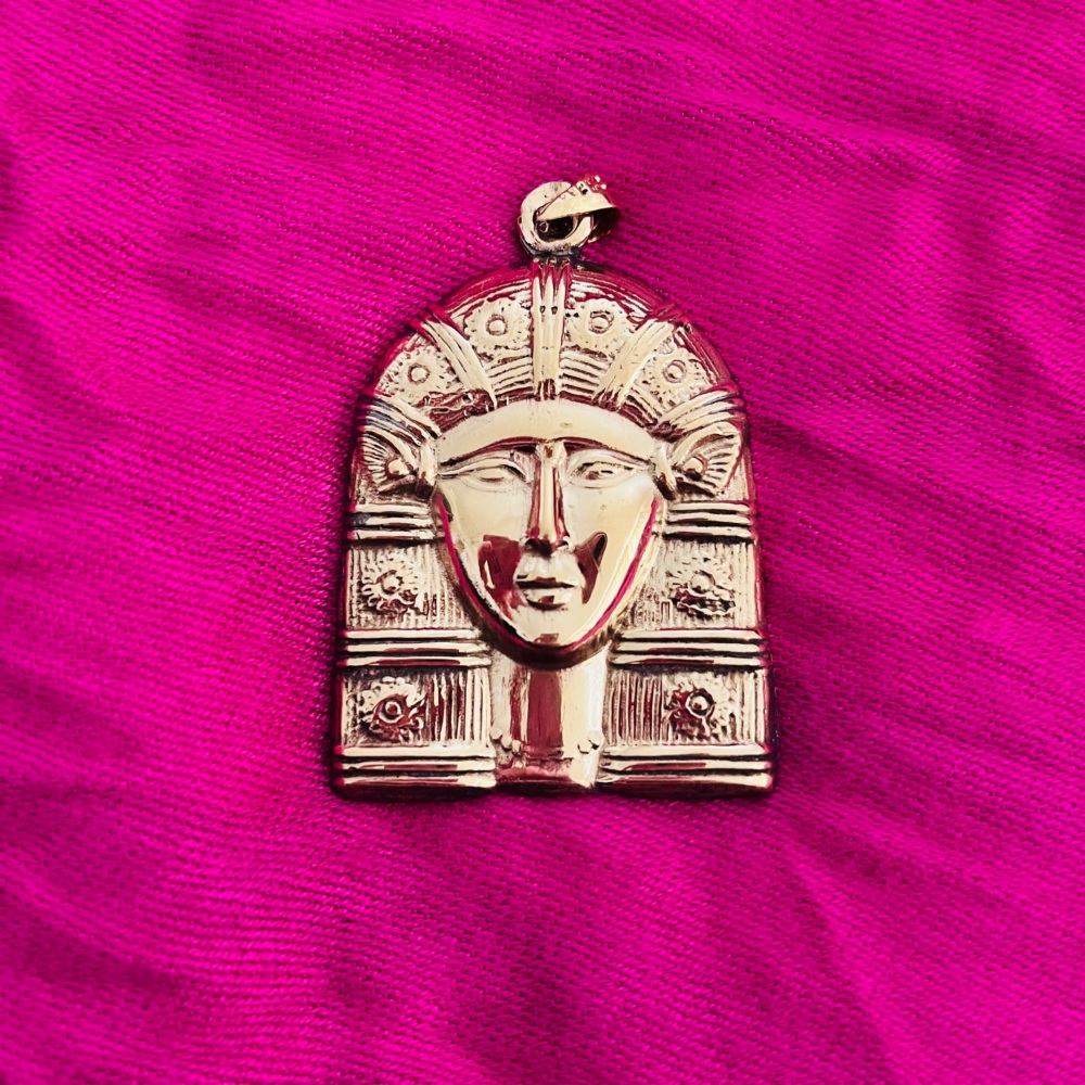 Brass Hathor Pendant