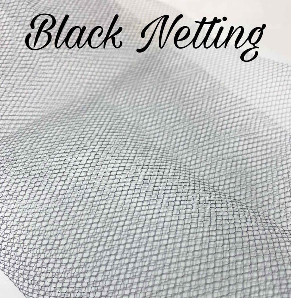 Make Believe Black Netting