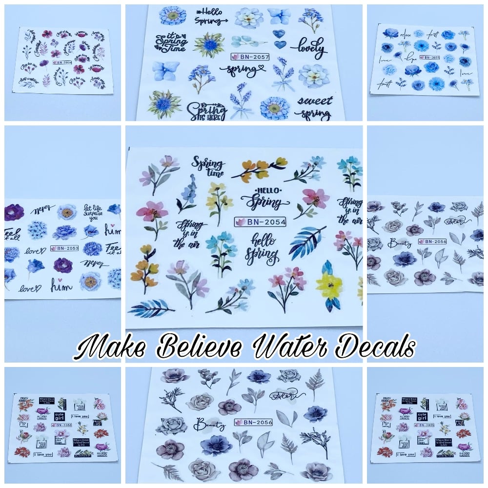 Make Believe Water Decals