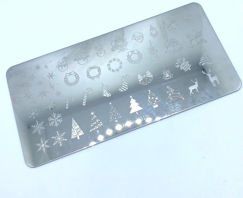 Winter wonderland stamping plate