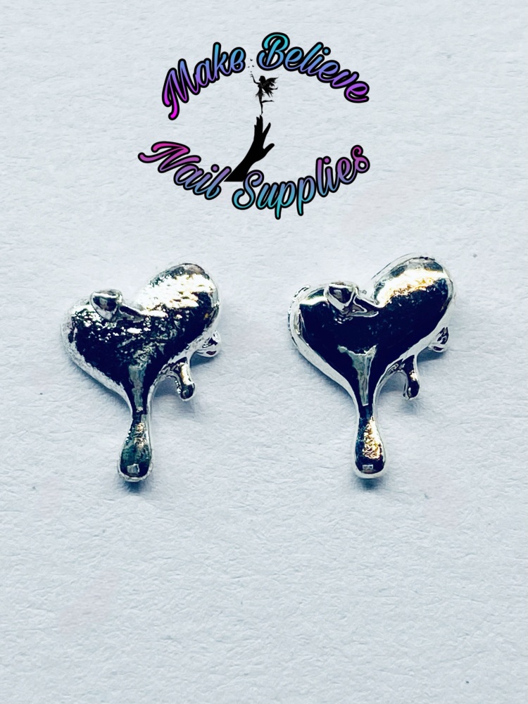 Melt my heart silver charms