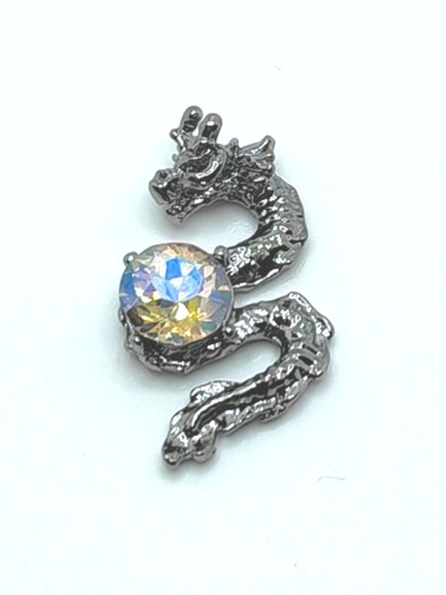 Fire Drake 3d nail charms