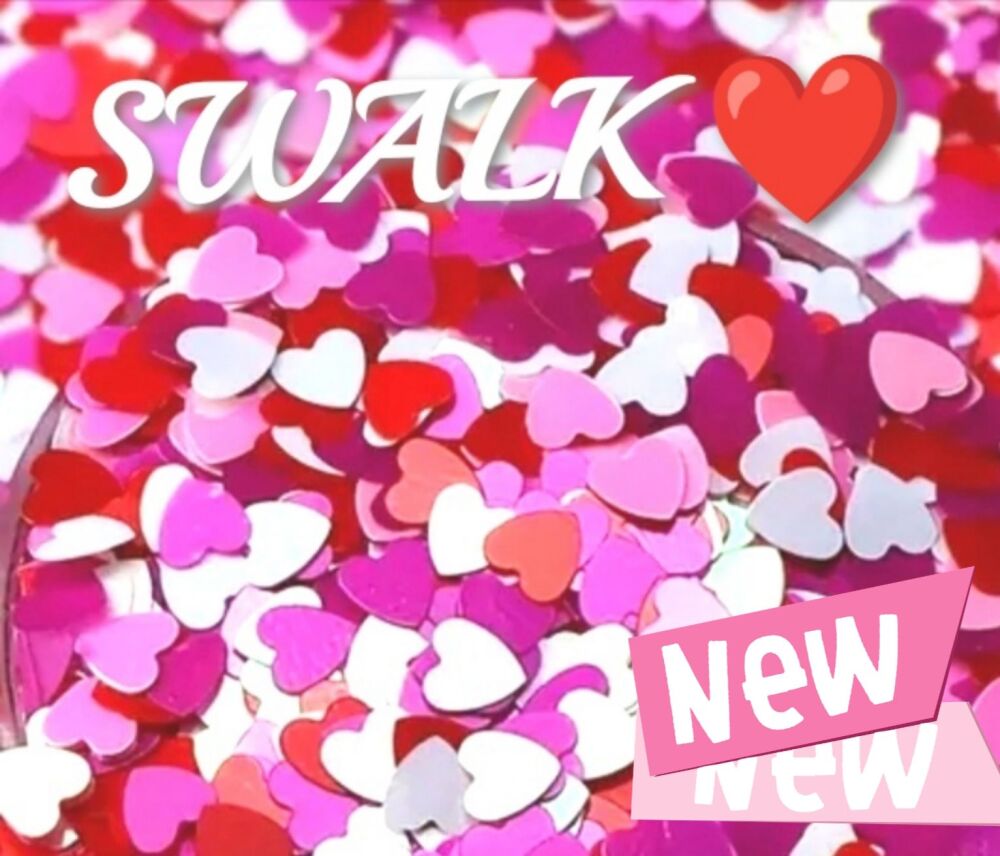 SWALK heart sequin mix