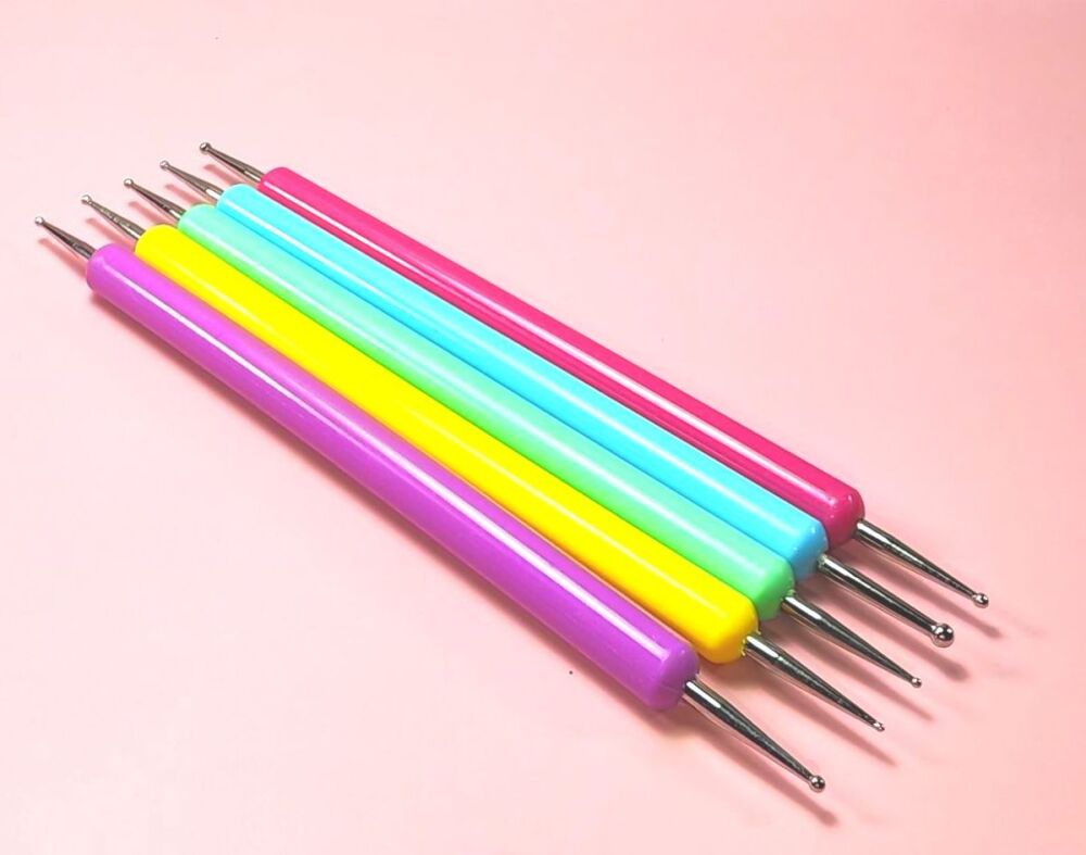 Dotting tools multi coloured multi pack
