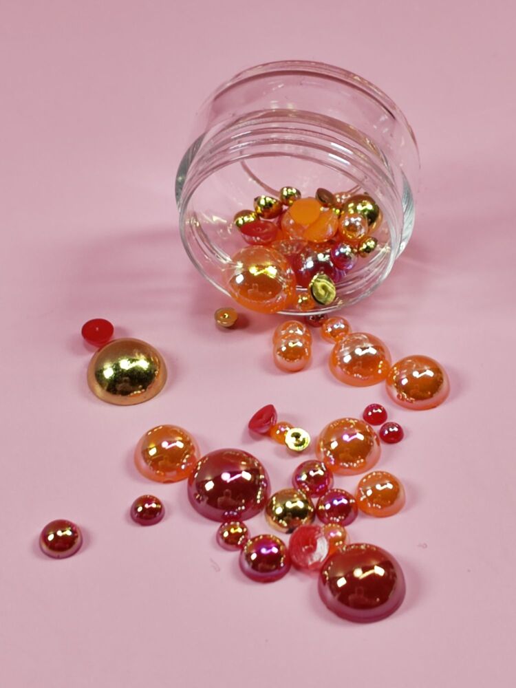 Nut cracker pearl and bling mix