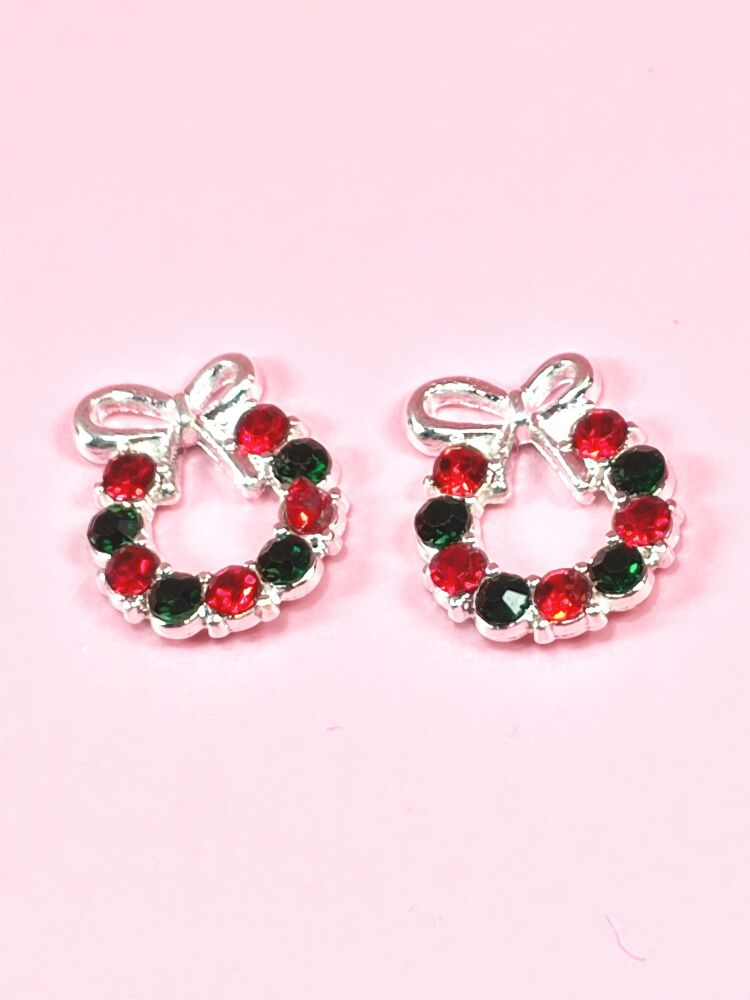 Crystal Christmas wreaths