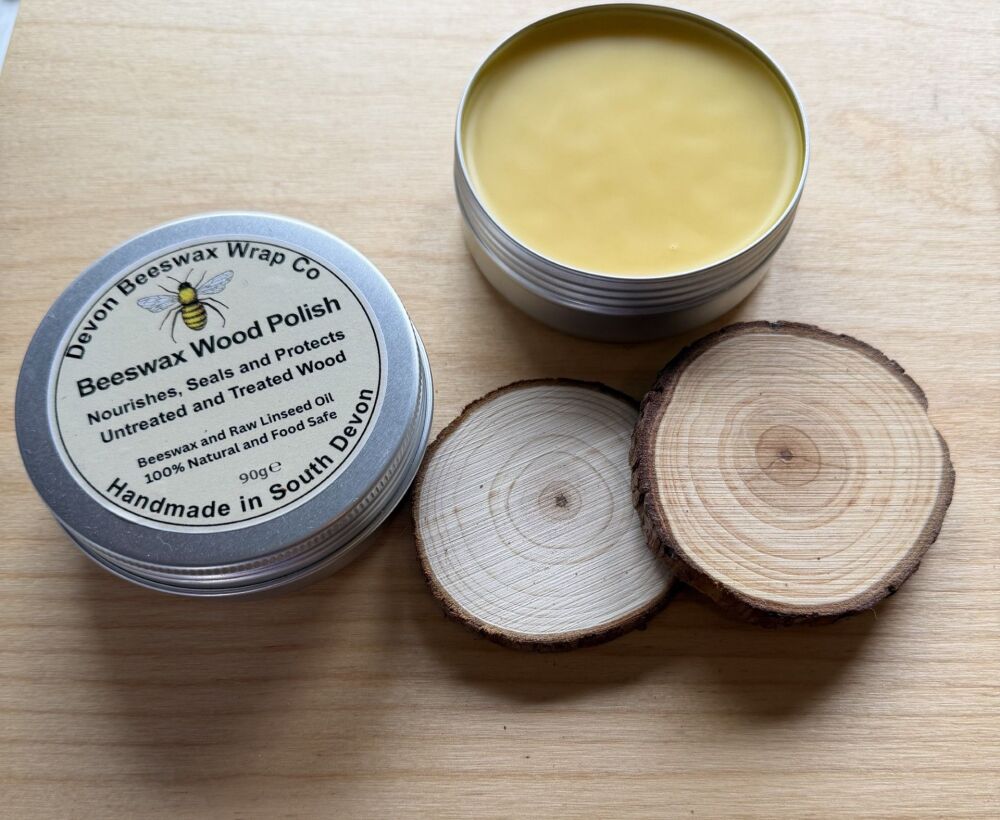 Beeswax and Linseed Oil Wood Polish 90g