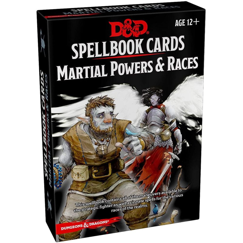 Dungeons & Dragons - Martial Power & Races Spellbook Cards