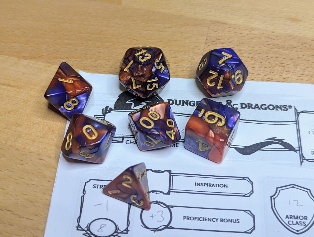Twilight Ember Dice Set