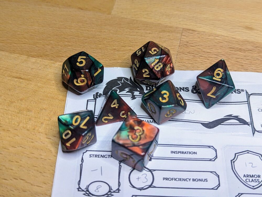 Blood Hunter Dice Set