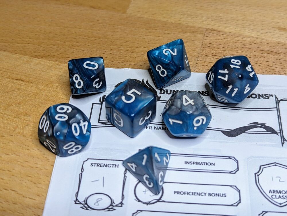 Stormy Skies Dice Set