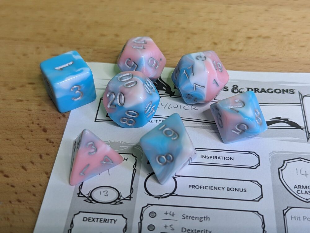 Feather Fall Dice Set