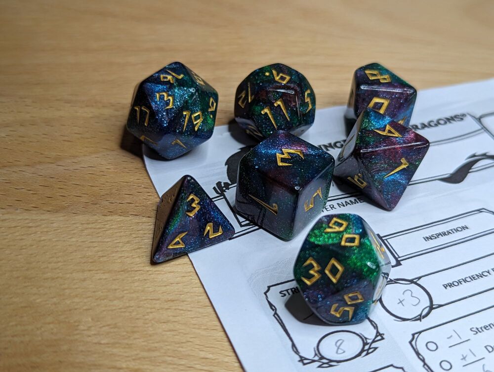 Stardust Dice Set