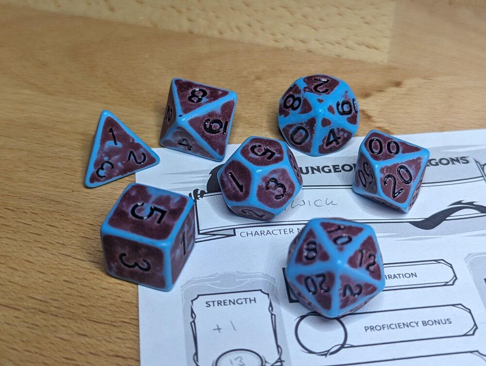Worn Realms Dice Set