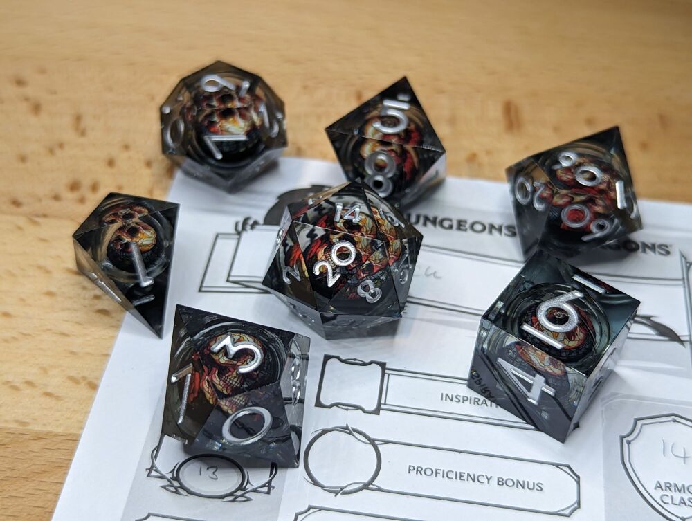 Dice - Soul Cage - Sharp Edge Resin