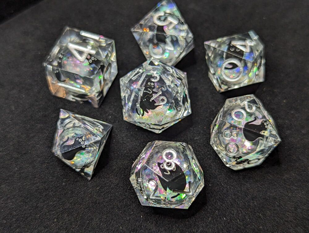 Dice - Familiar's Gaze - Sharp Edge Resin