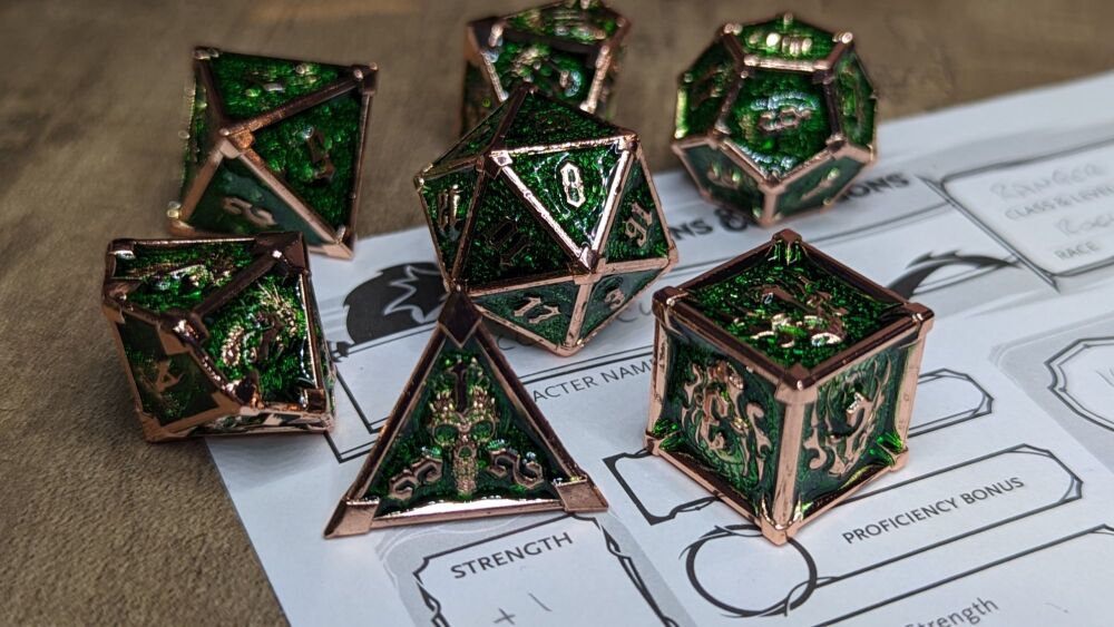 Dice - Metal - Dragonforge