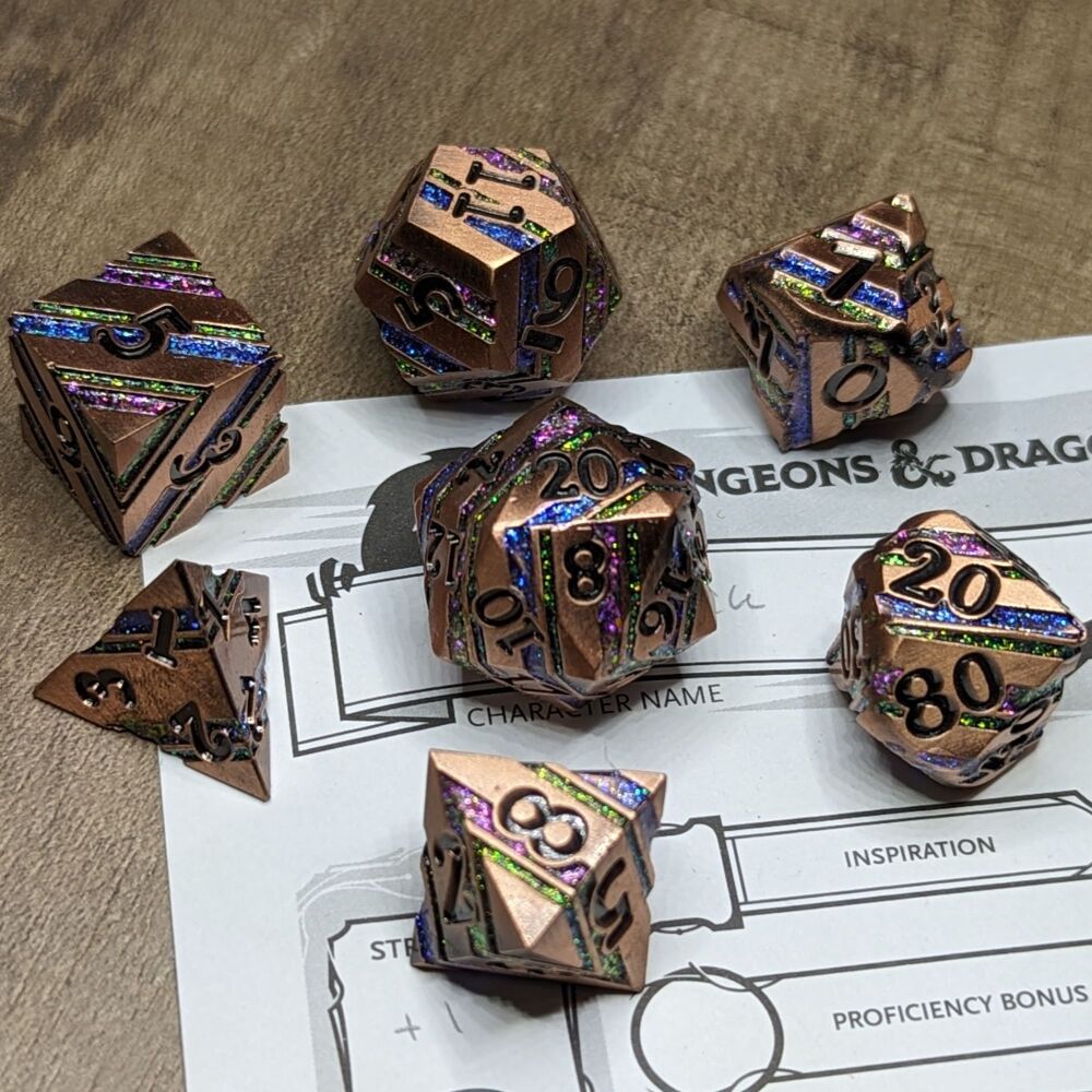 Dice - Metal - Enchanted Alloy