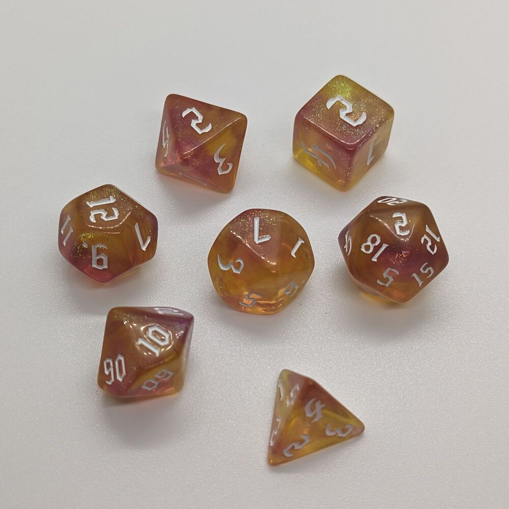 Dancing Lights Dice Set