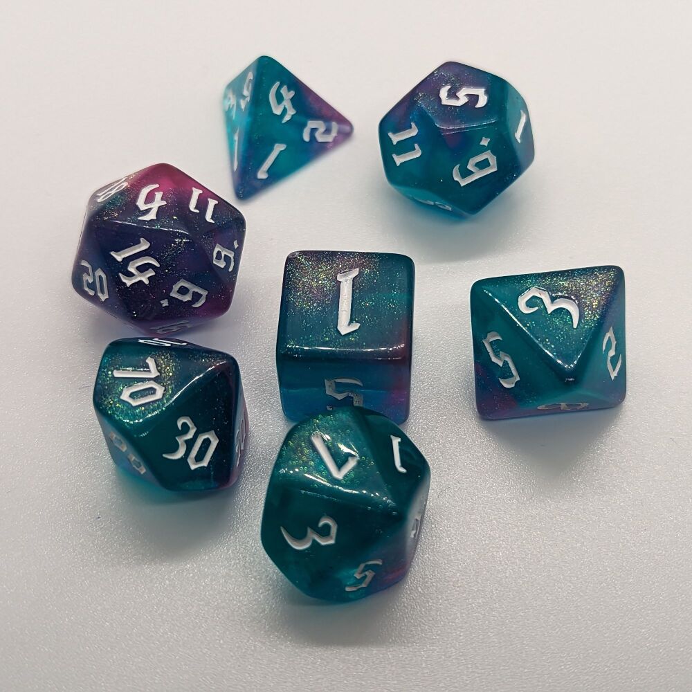 Wizard Hex Dice Set
