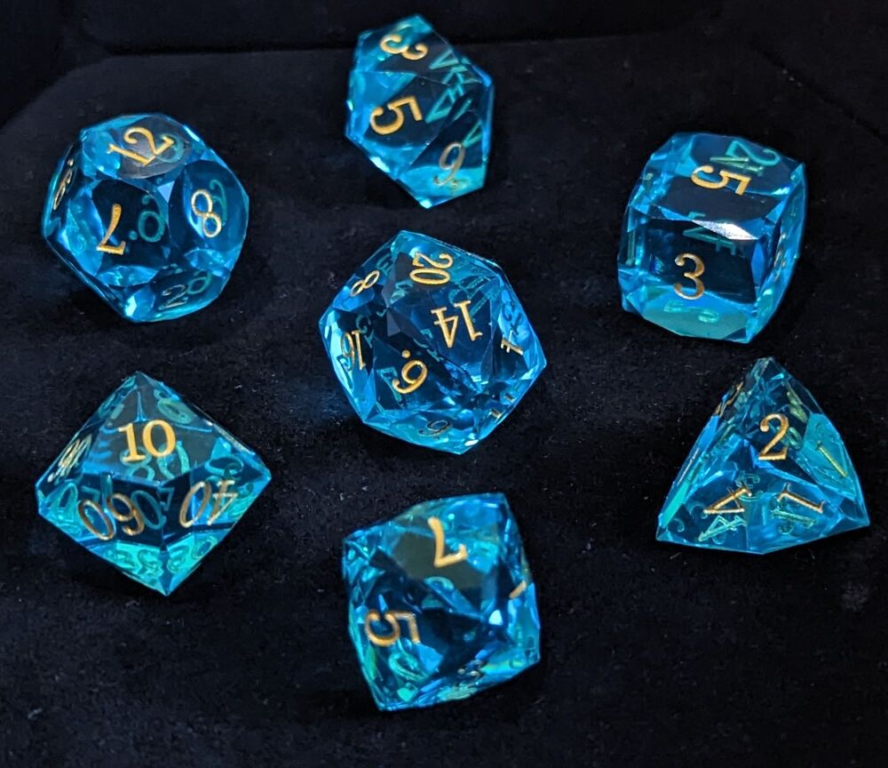 Multifaceted Resin Dice