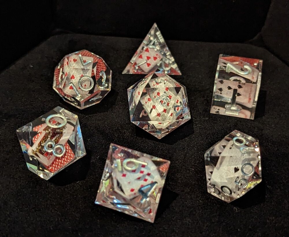 The Gambler - Sharp Edge Dice Set