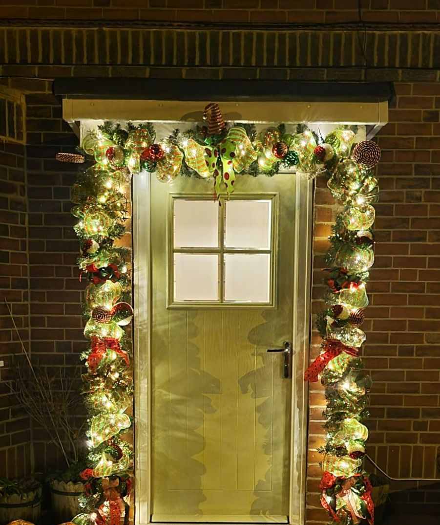 18ft FRONT DOOR ELF GARLAND