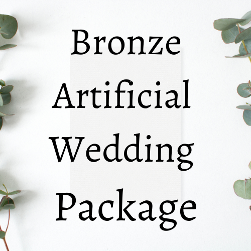 Bronze Package Artificial Flowers