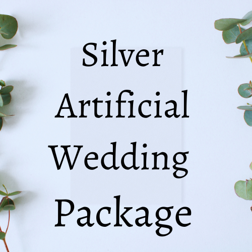 Silver Artificial Wedding Package