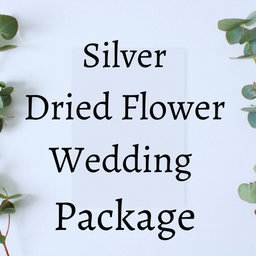 Silver Dried wedding package