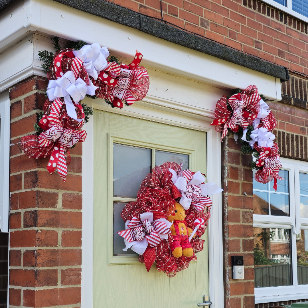 Gingerbread Christmas Front door set