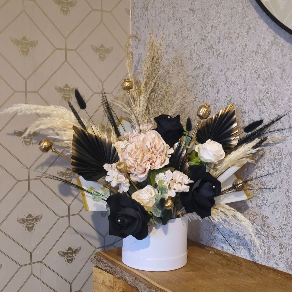 Black Flower arrangement