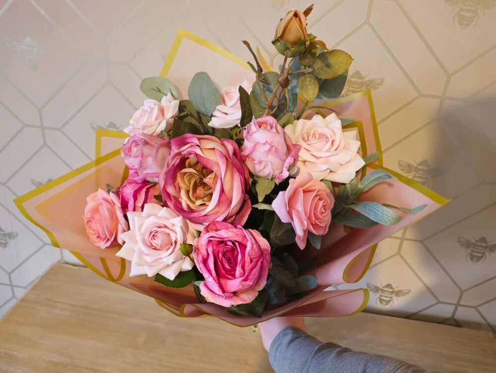 ARTIFICIAL REAL TOUCH ROSE BOUQUET