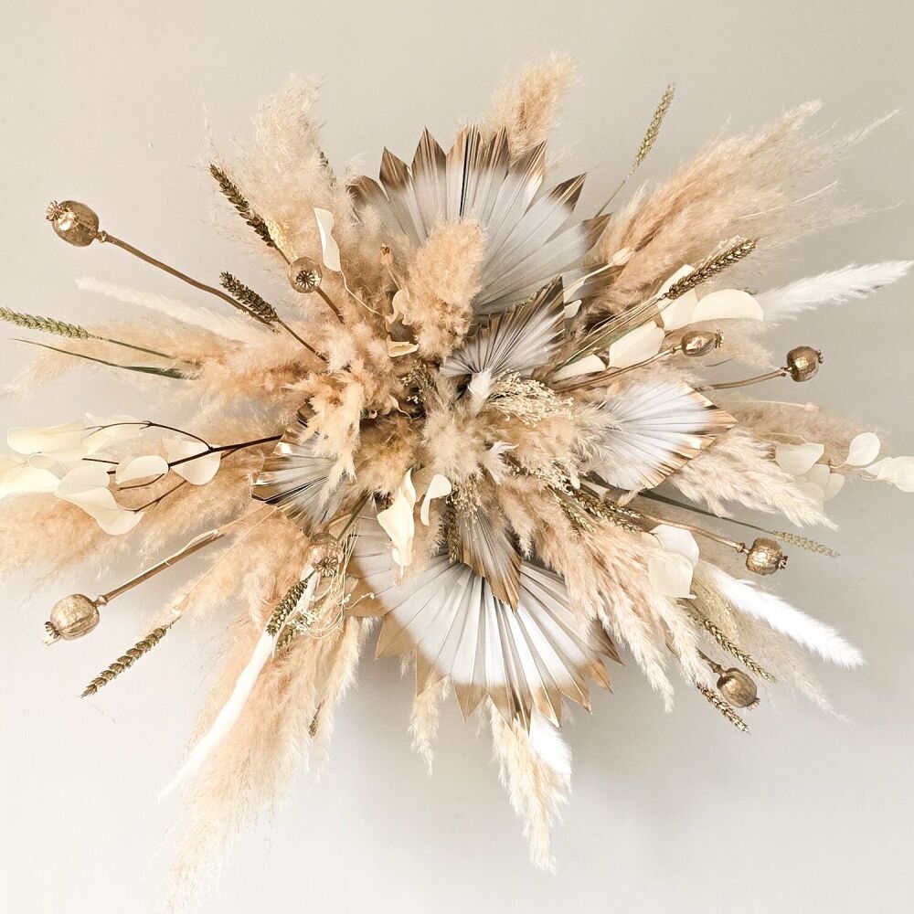 WHITE PAMPAS GRASS ARRANGEMENT