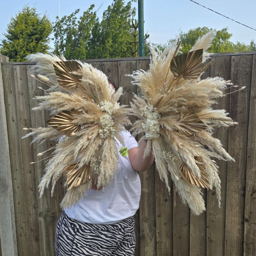 60cm Pampas Grass Wings