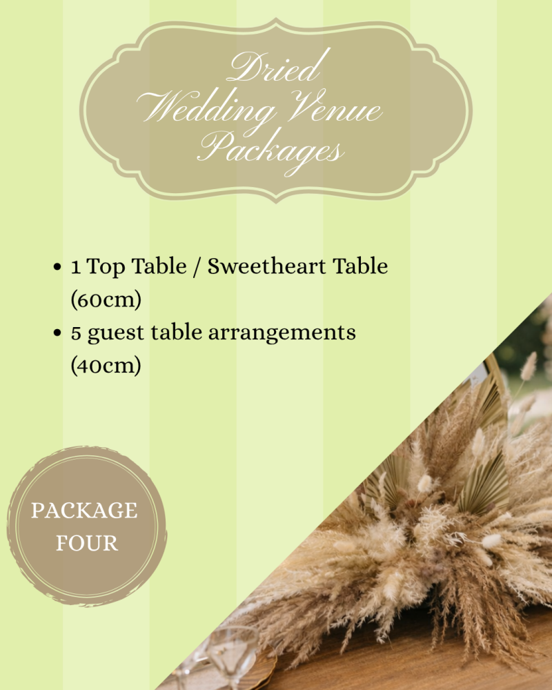 DRIED FLOWER WEDDING PACKAGE 4