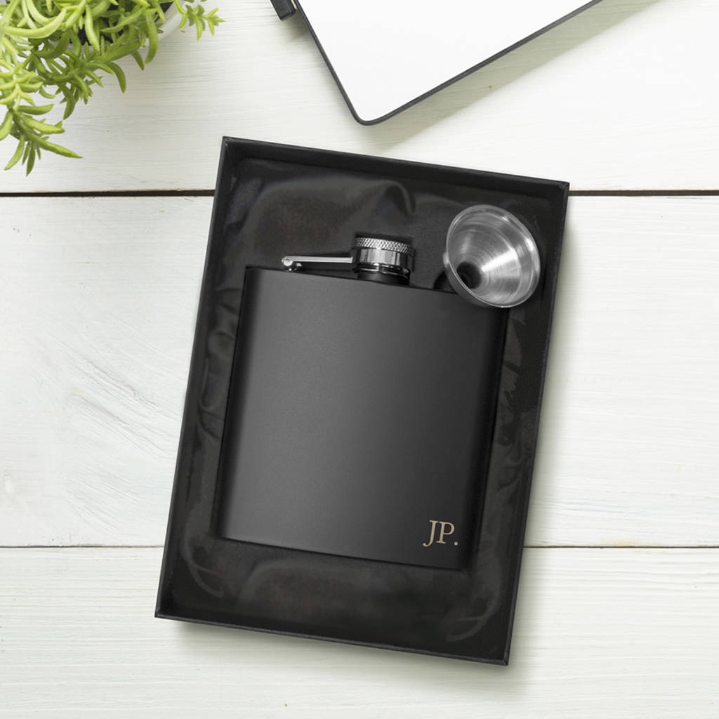 6oz Hip Flask Gift Set