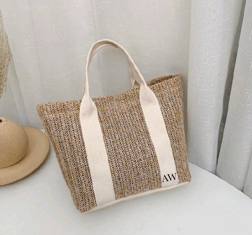 Straw Tote Bag